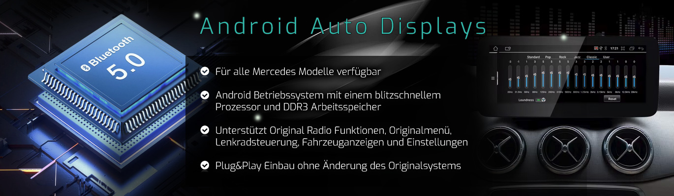 Android Auto Displays
