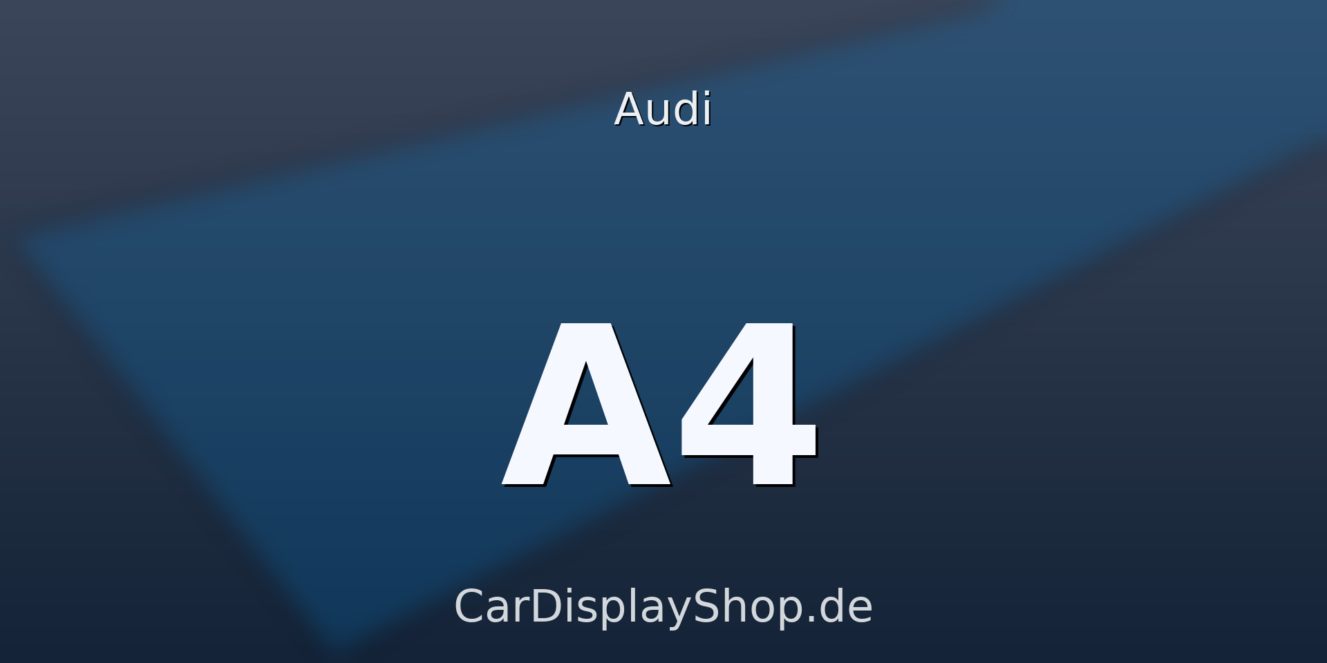 A4 / S4 / RS4