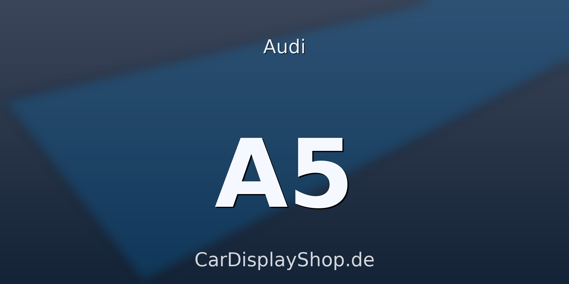 A5 / S5 / RS5 (Coupé / Sportback / Cabrio)