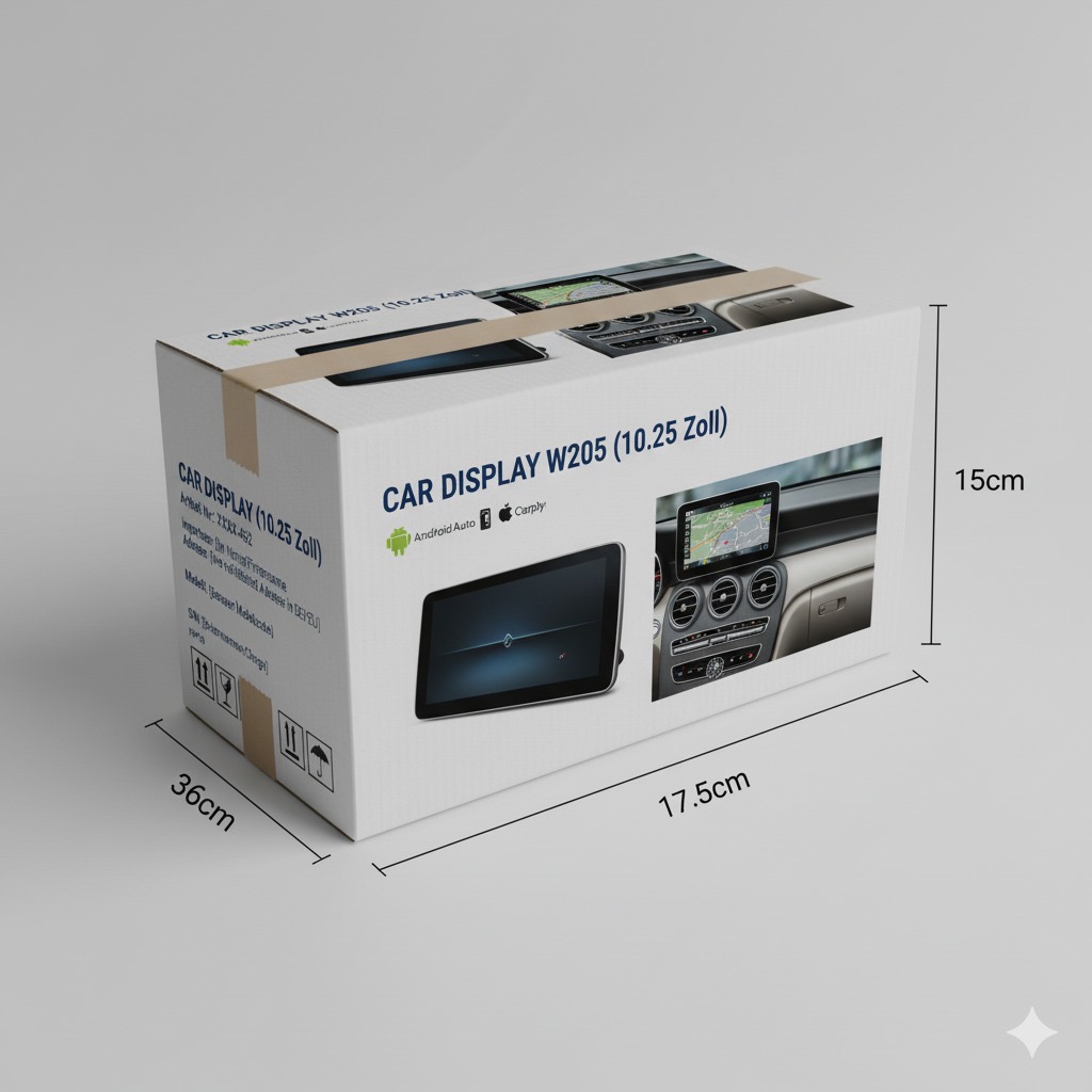 CarDisplayShop Produktkarton mit Car-Display