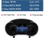 Preview: Digitales Dashboard LCD-Tacho – HD 1920×720 – Plug & Play für Mercedes-Benz – Kompatibel mit Benzin & Diesel – Austausch gegen Originaltacho – Produktbild