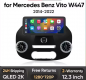 Preview: 12,3" Wireless CarPlay & Android Auto Multimedia-System für Mercedes Vito W447 (2014–2022) – CarDisplayShop – Ansicht 1