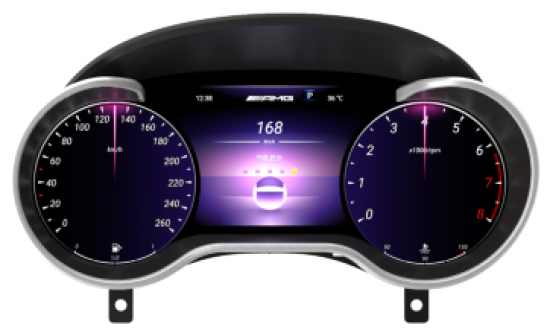 Digitales Dashboard 3,4