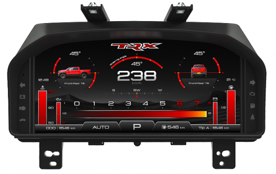 Digitales Dashboard – Plug & Play für Dodge RAM 2013--2018 – Austausch gegen Originaltacho
