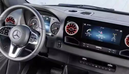 4er Set beleuchtete Luftdüsen – 64 Farben – Mercedes Sprinter Ambientebeleuchtung