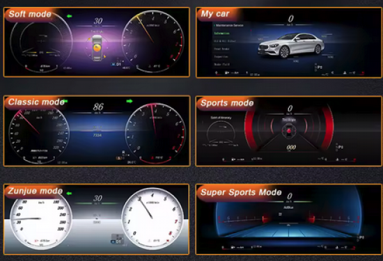Digitaler Tacho für Mercedes-Benz CLS NTG4.5 2012 – 2017 Plug & Play