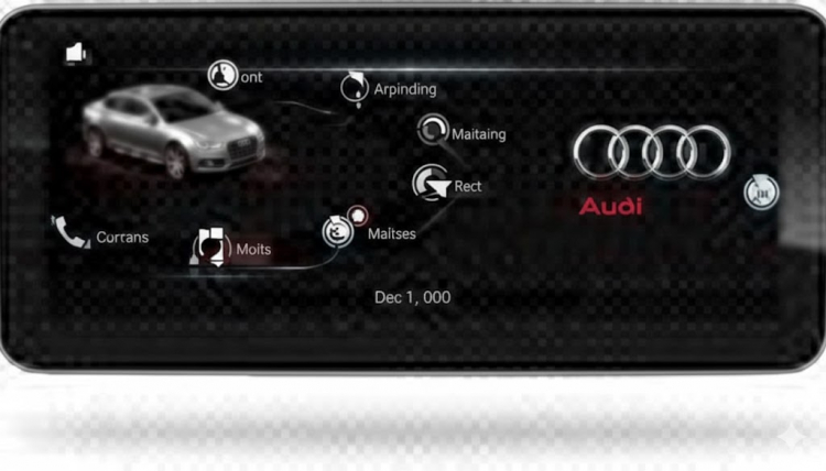 12,3 Zoll Android 14 CarPlay Display für Audi Q5/Sq5 2009-2016 Rechtslenker – 8+256 GB