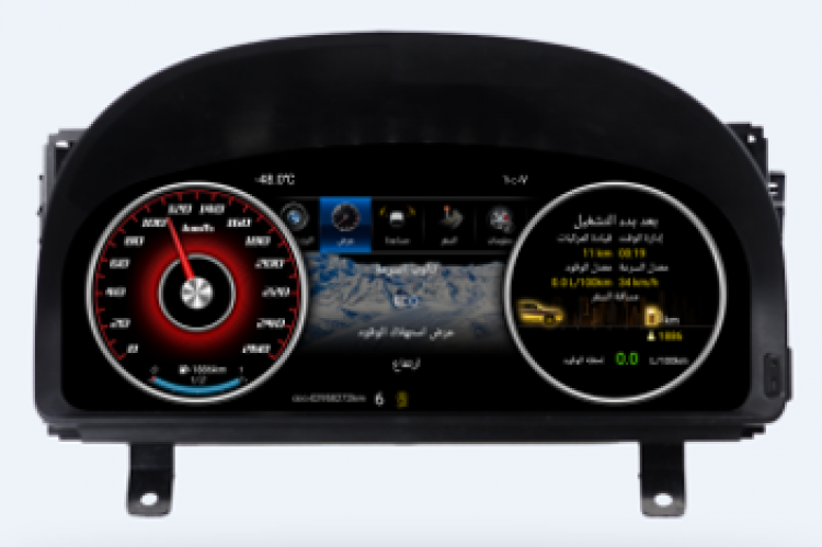 12,3"" Digitaler Tacho – Toyota Alphard