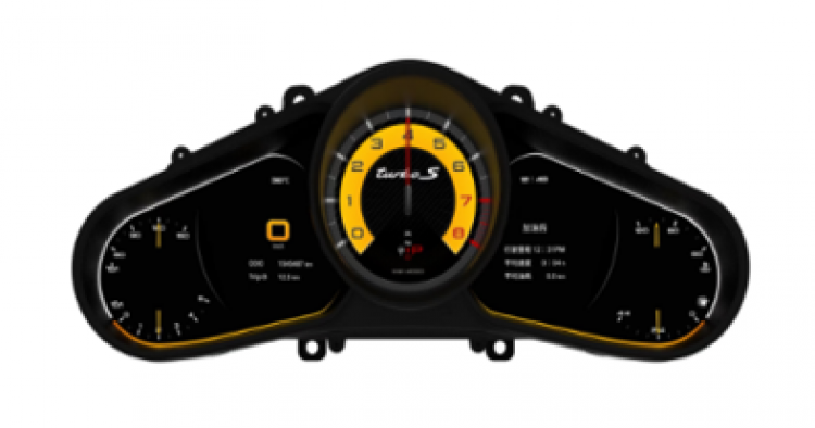 7,1"" Digitaler Tacho – Cayenne