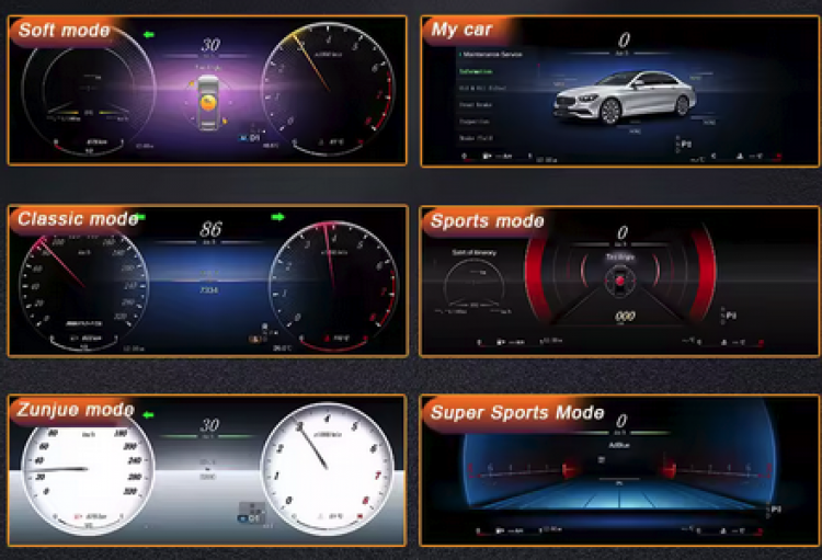 Digitaler Tacho für Mercedes-Benz CLS NTG4.5 2012 – 2017 Plug & Play