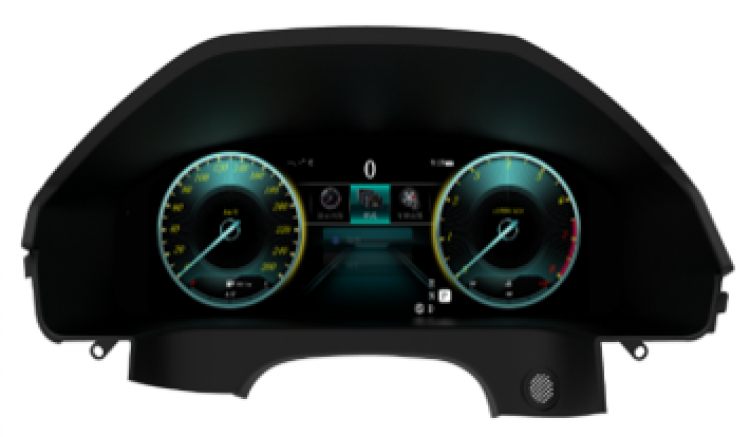 12,3″ Digitales Kombiinstrument / virtueller Tacho für Mercedes E-Klasse W212 – Beispielanzeige