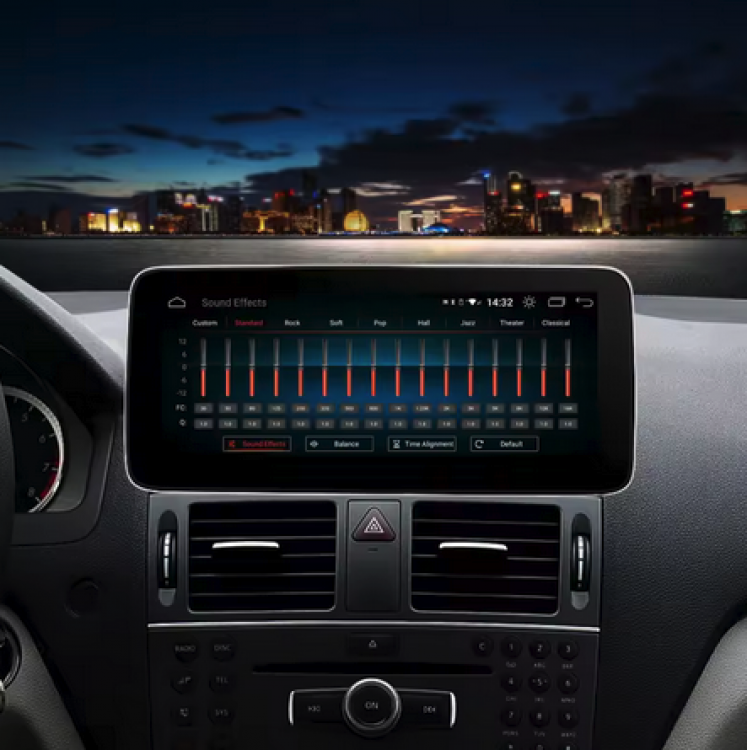 10,25 Für Mercedes W204 NTG4 Android 14 Touchscreen GPS Navi mit CarPlay & Android Auto – Ansicht 3
