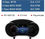Digitales Dashboard LCD-Tacho – HD 1920×720 – Plug & Play für Mercedes-Benz – Kompatibel mit Benzin & Diesel – Austausch gegen Originaltacho – Produktbild