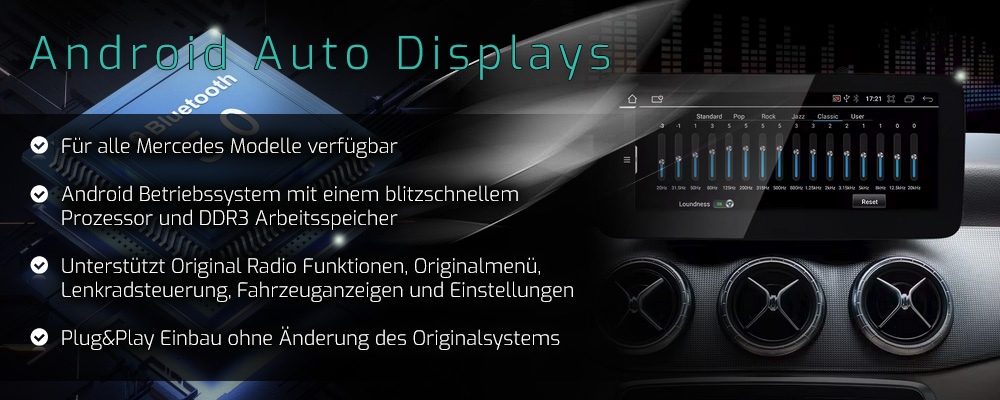 Android Auto Displays